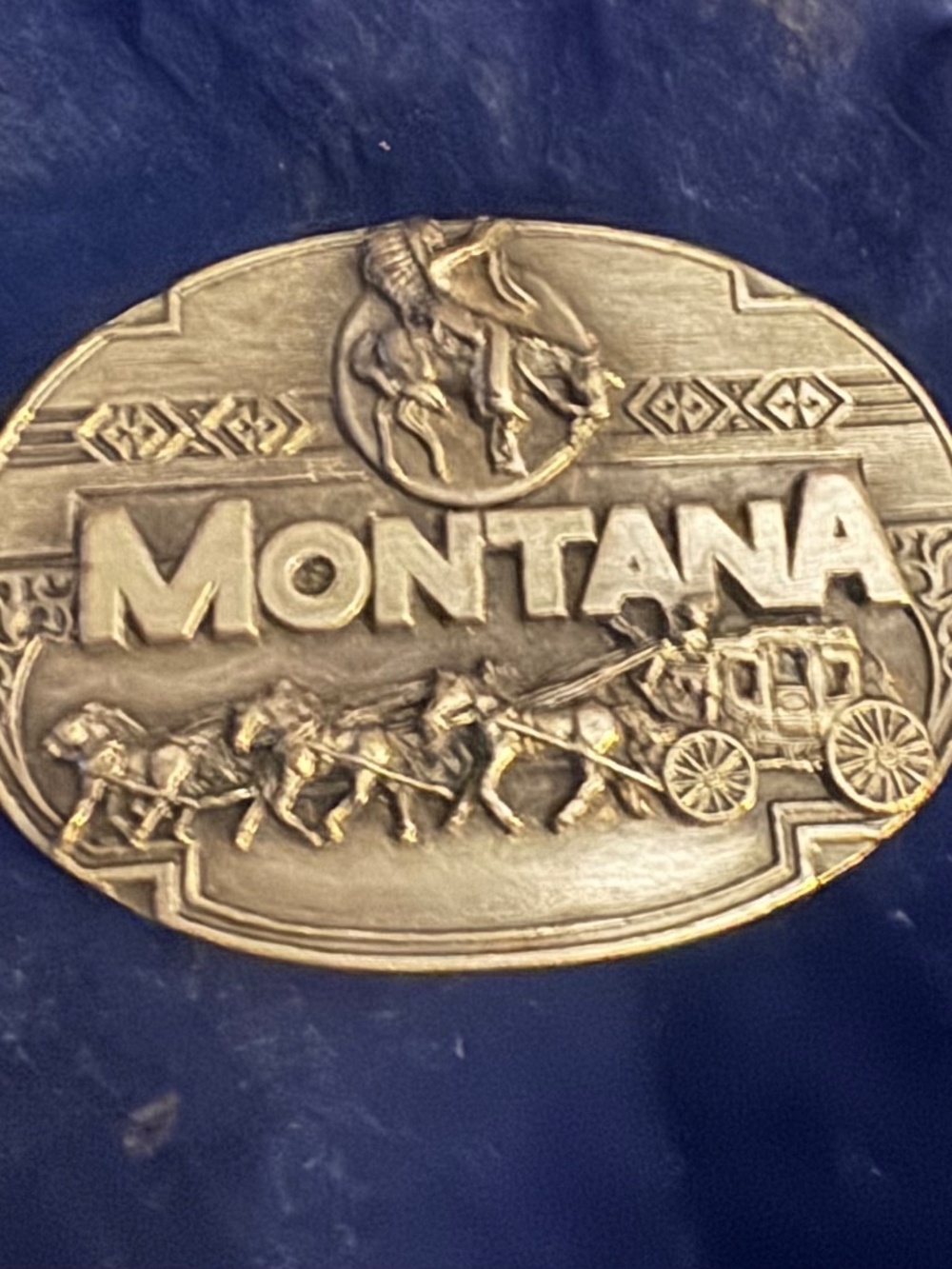 Montana belt buckle
